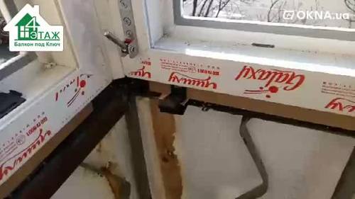 Остекление балкона в хрущевке Киев видео ™4ETAG Бр.13 Остекление балкона в хрущевке Киев видео ™4ETAG Бр.13
