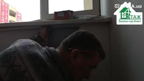 Обшивка балкона ПВХ вагонкой - 4 Этаж Балкон под ключ Обшивка балкона ПВХ вагонкой - 4 Этаж Балкон под ключ
