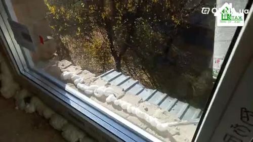 Установка окна с фрамугой Киев ул. Ромоданова видео ™4 Этаж Установка окна с фрамугой Киев ул. Ромоданова видео ™4 Этаж