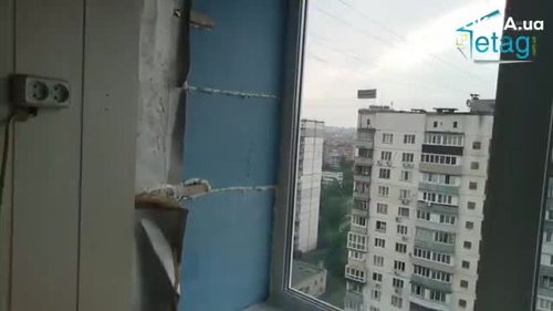 Балкон с выносом Киев ул Героев Днепра видео ™4ETAG Балкон с выносом Киев ул Героев Днепра видео ™4ETAG