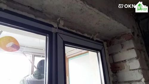 Ламинированный балконный блок REHAU 70 Киев видео -™4 Этаж 🎨 Балконный блок REHAU 70 ламинация в мас Ламинированный балконный блок REHAU 70 Киев видео -™4 Этаж 🎨 Балконный блок REHAU 70 ламинация в мас