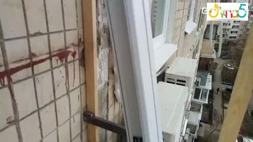 Балкон под ключ Киев ул. Приречная 27 видео ™ОКна5 Балкон под ключ Киев ул. Приречная 27 видео ™ОКна5