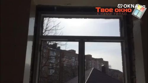 Монтаж кухонного окна в сталинке из профиля Salamander в Киеве в 2024 от ©Твое вікно👍 Монтаж кухонного окна в сталинке из профиля Salamander в Киеве в 2024 от ©Твое вікно👍