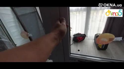 Пластиковые балконные двери РЕХАУ в Киеве видео Okna5🧐 Балконные двери REHAU с двухсторонней ручкой  Пластиковые балконные двери РЕХАУ в Киеве видео Okna5🧐 Балконные двери REHAU с двухсторонней ручкой