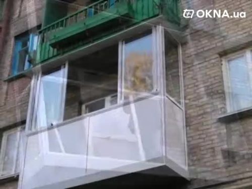 Розсувний алюмінієвий балкон